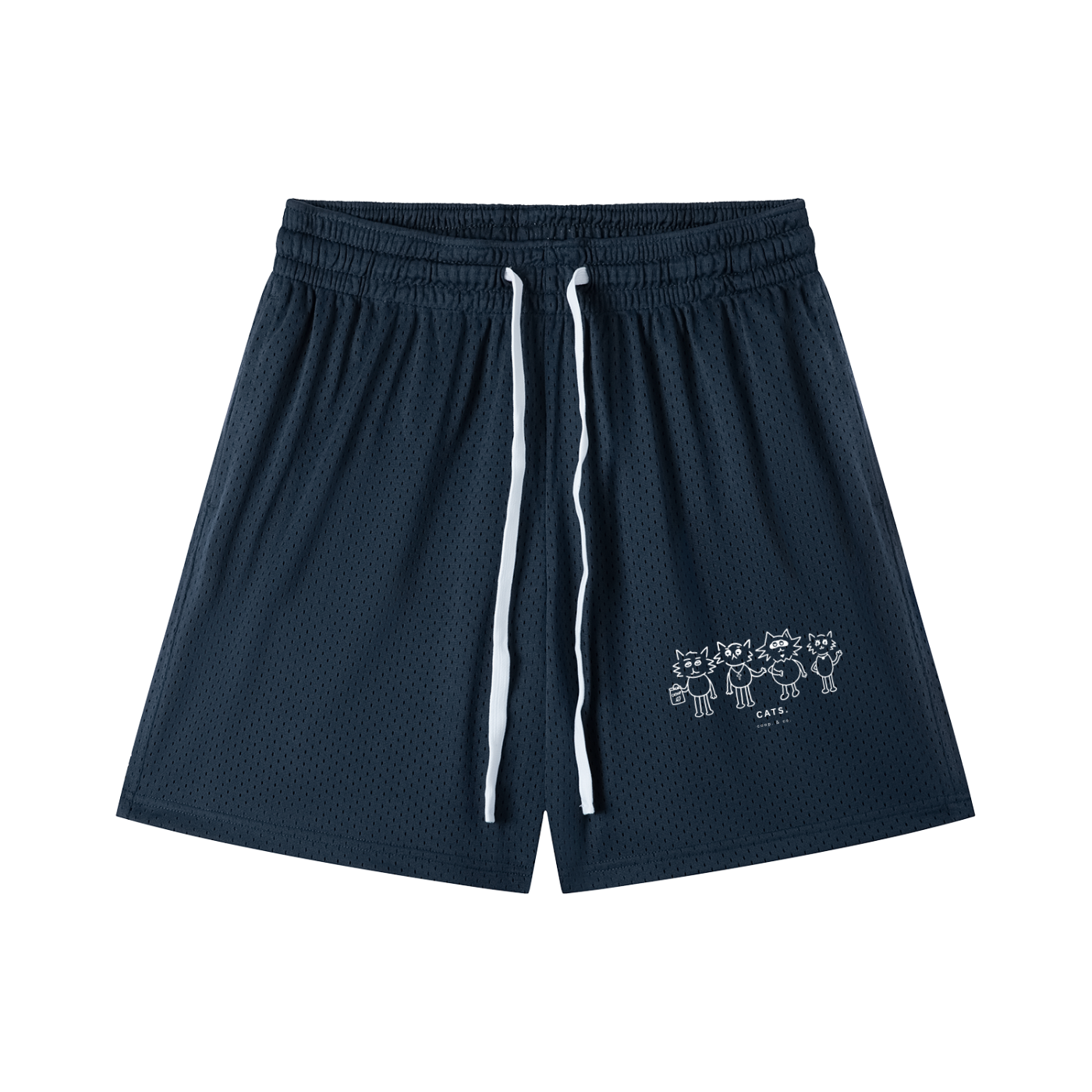 00. cats. (mesh-shorts)
