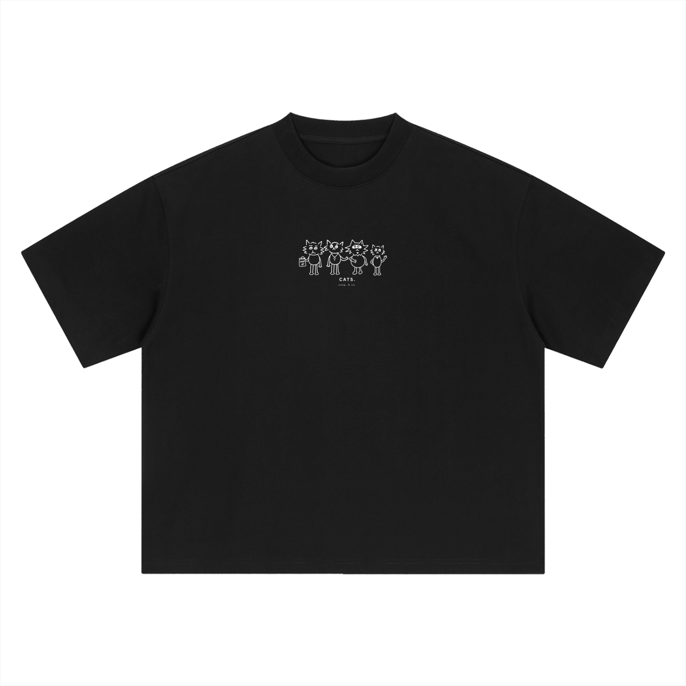 00. cats. (boxy-tee)