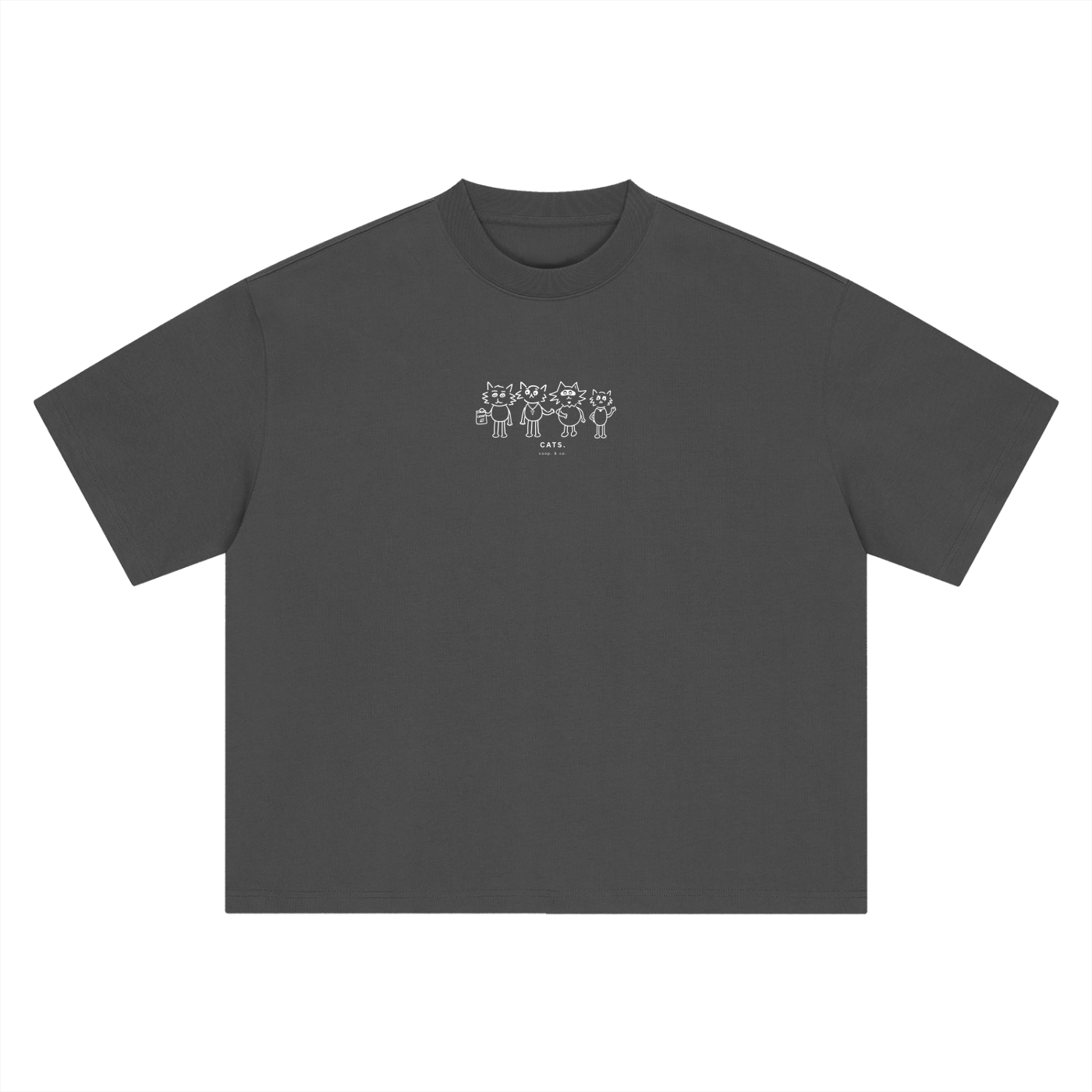 00. cats. (boxy-tee)