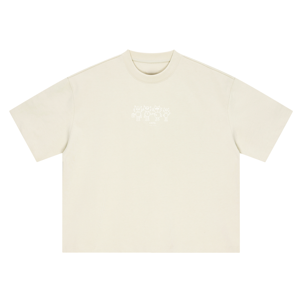 00. cats. (boxy-tee)