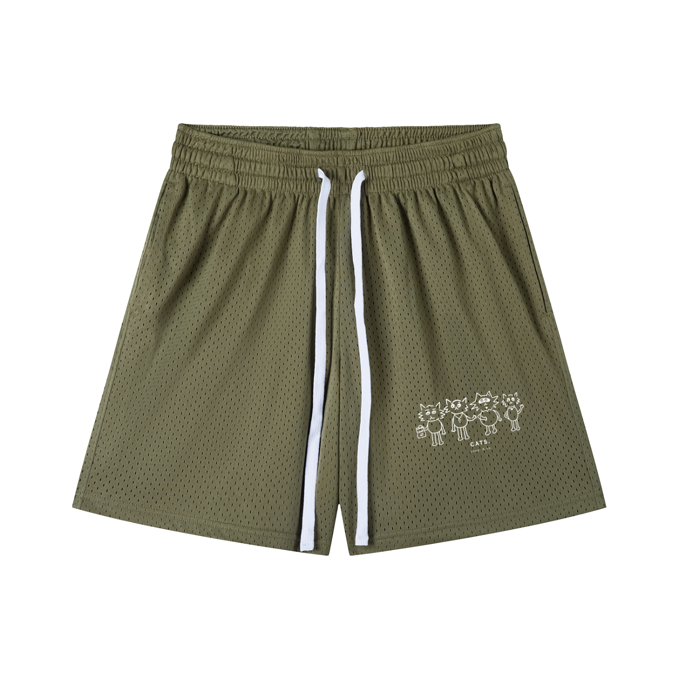 00. cats. (mesh-shorts)