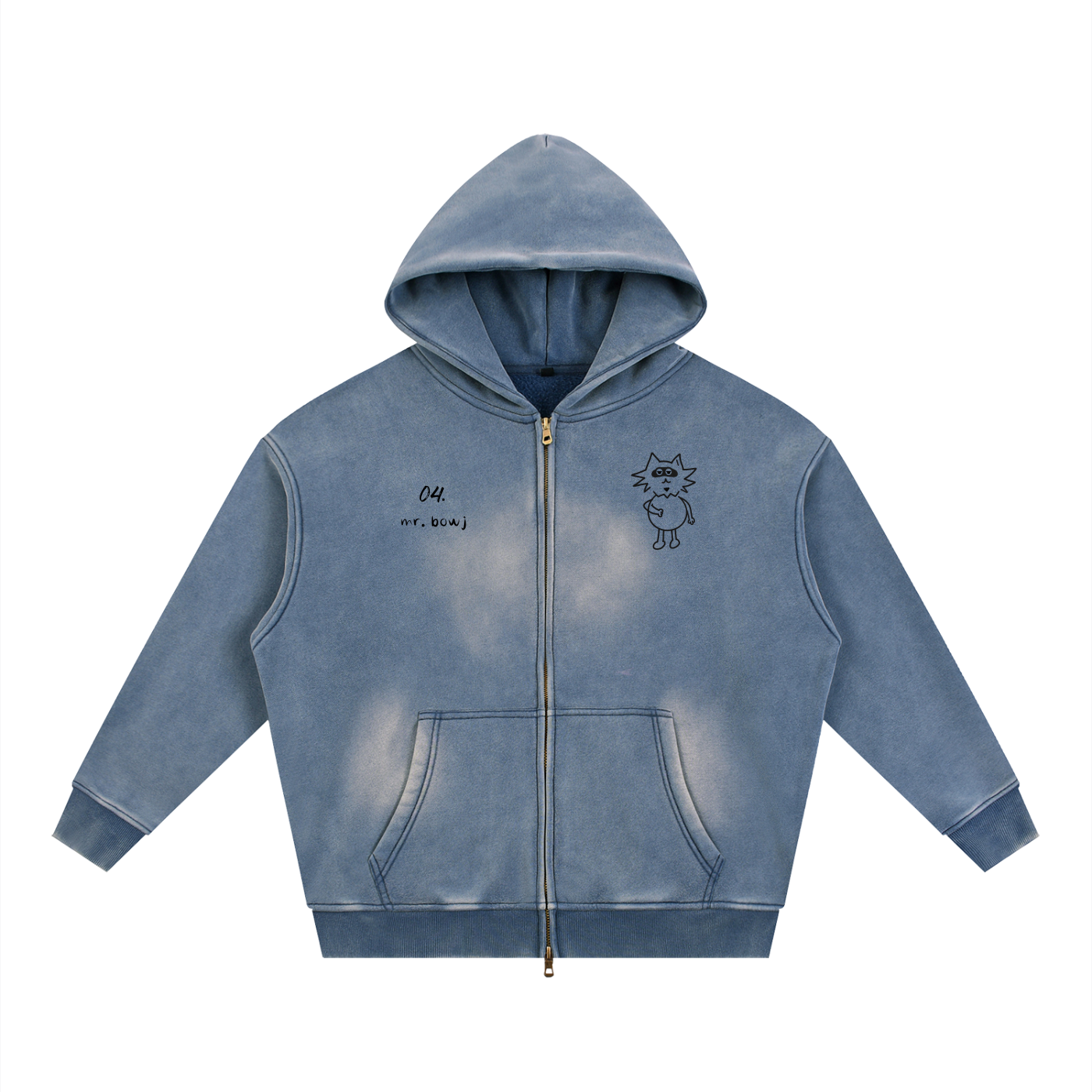 04. bowj. (hoodie-zip)