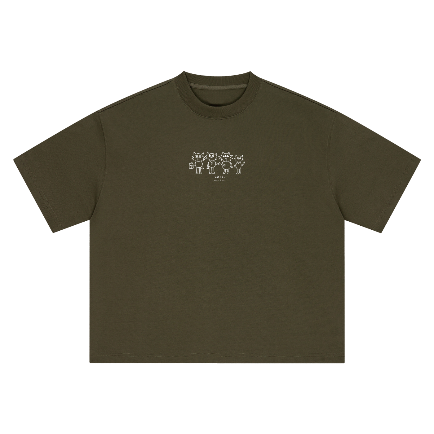 00. cats. (boxy-tee)